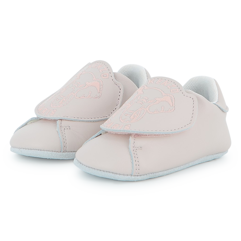 Baby booties in cowhide leather KENZO KIDS 
                        UNISEX