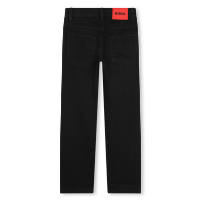 Cotton-rich straight-leg jeans HUGO BOY
