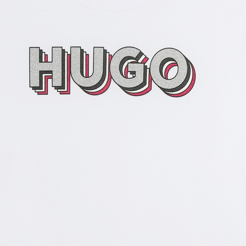 T-shirt with logo print HUGO 
                        GIRL