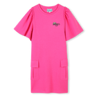 Short-sleeved cotton dress KENZO KIDS 
                    GIRL