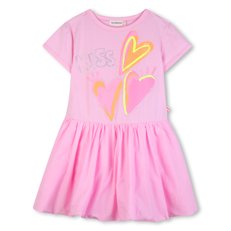 BI-MATERIAL DRESS BILLIEBLUSH 
                        GIRL