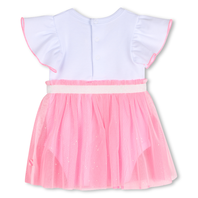 RUFFLED SHORT-SLEEVED BODYSUIT BILLIEBLUSH 
                        GIRL
