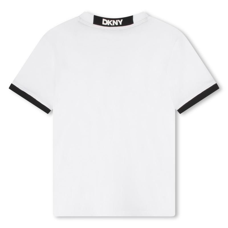 Two-tone cotton T-shirt DKNY 
                        UNISEX