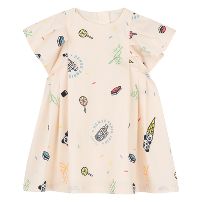 POPLIN DRESS KENZO KIDS GIRL
