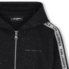 Hooded cardigan KARL LAGERFELD KIDS 
                    GIRL