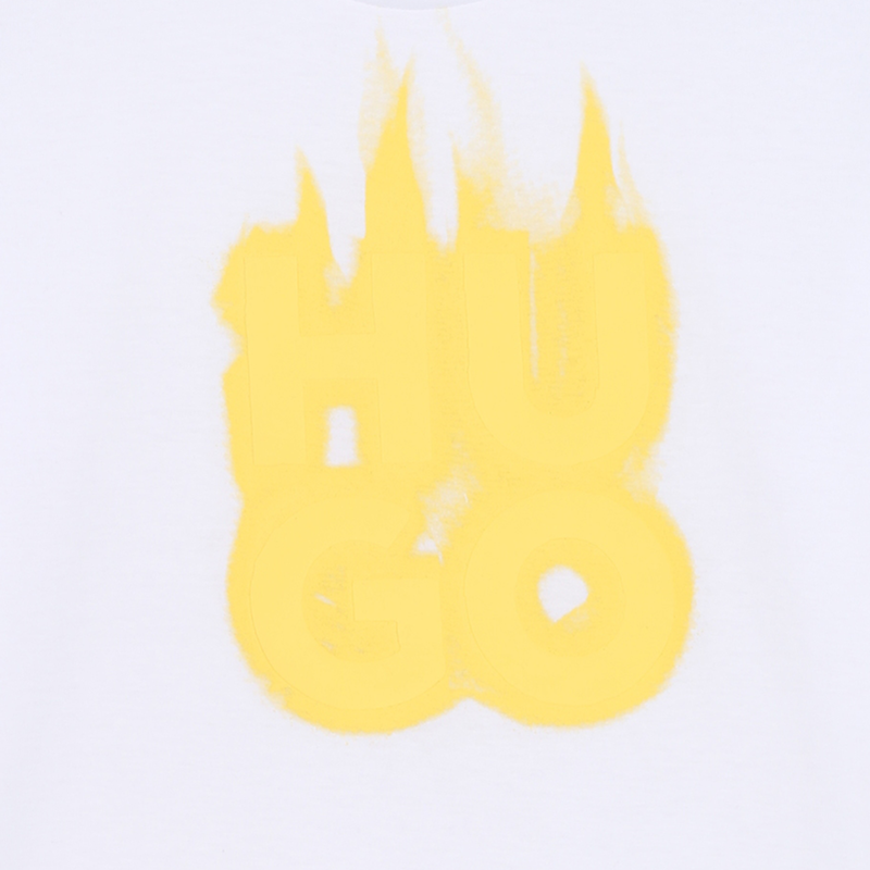 Short-sleeved cotton T-shirt HUGO 
                        BOY