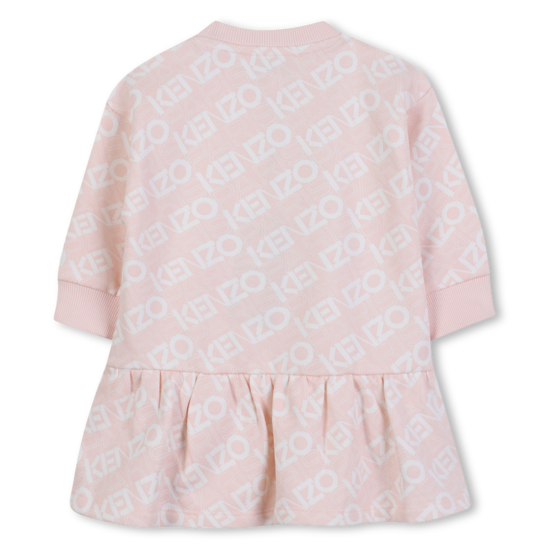 Printed fleece dress KENZO KIDS 
                        GIRL