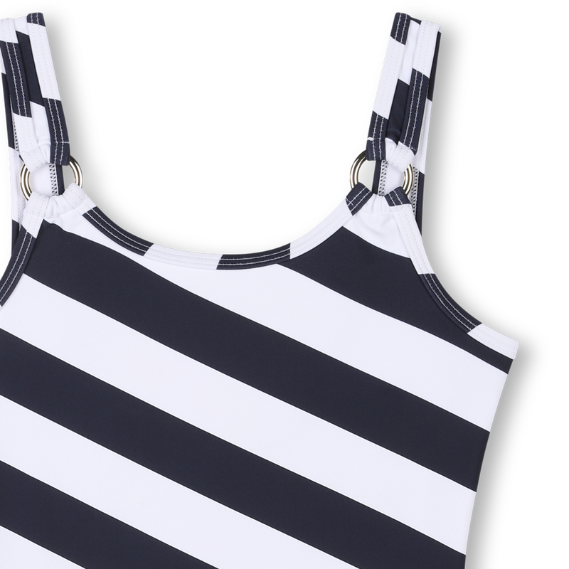 Striped 1-piece bathing suit MICHAEL KORS 
                        GIRL