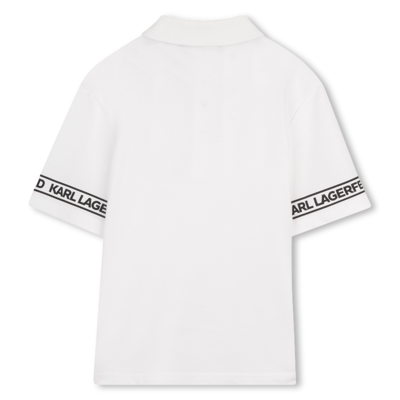 SHORT-SLEEVED POLO SHIRT KARL LAGERFELD KIDS 
                        BOY