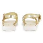 Cowhide leather sandals KARL LAGERFELD KIDS 
                    GIRL