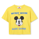 Short-sleeved T-shirt, YELLOW, hi-res