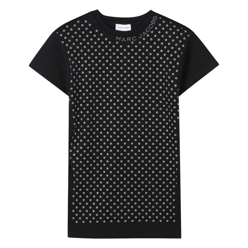 Short-sleeved diamant&eacute; dress MARC JACOBS 
                        GIRL