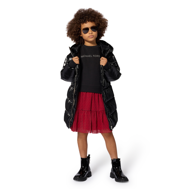 Hooded down jacket MICHAEL KORS 
                        GIRL
