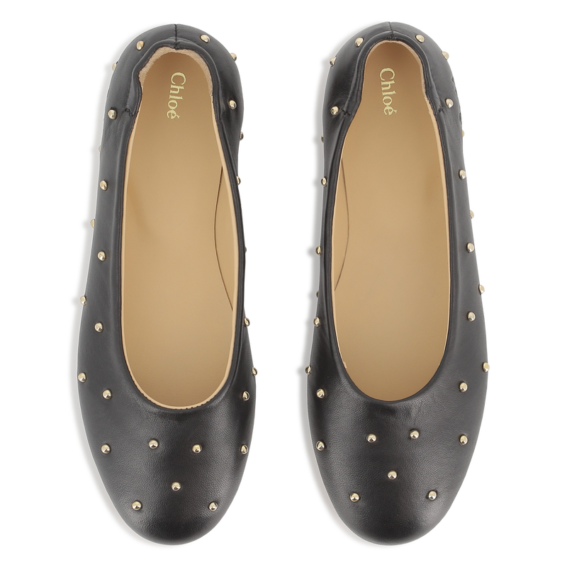 Sheepskin ballerinas CHLOE 
                        GIRL