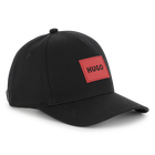 Unisex cotton baseball cap, BLACK, hi-res