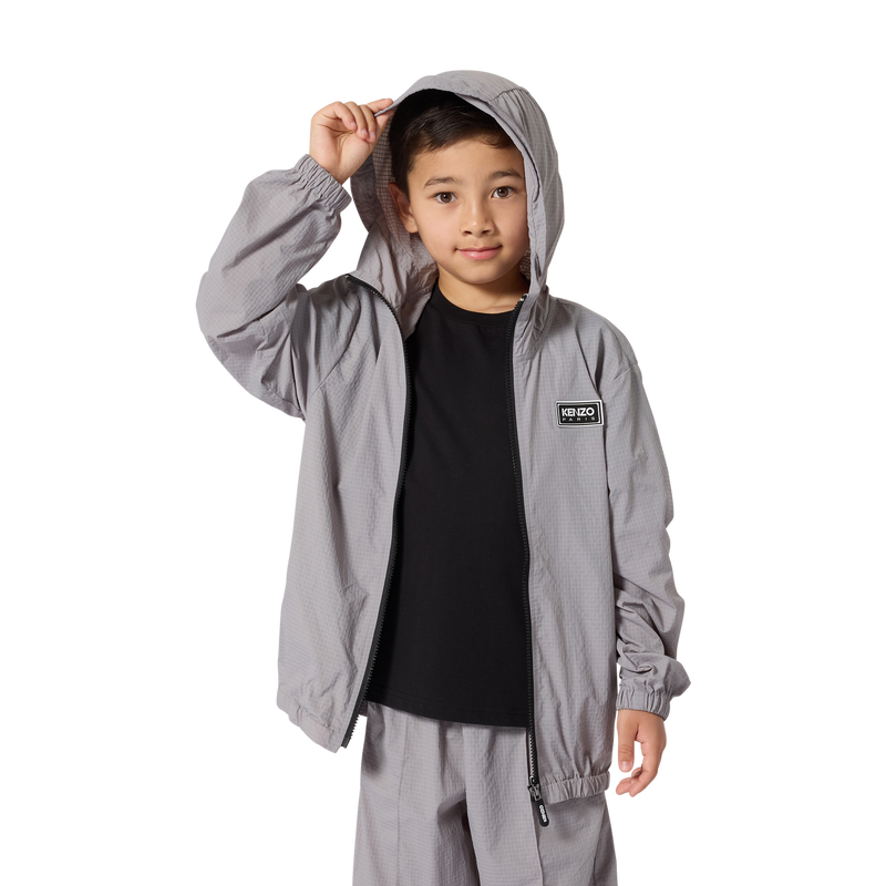 Hooded windbreaker KENZO KIDS 
                        BOY