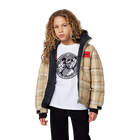Reversible hooded down jacket HUGO 
                    BOY