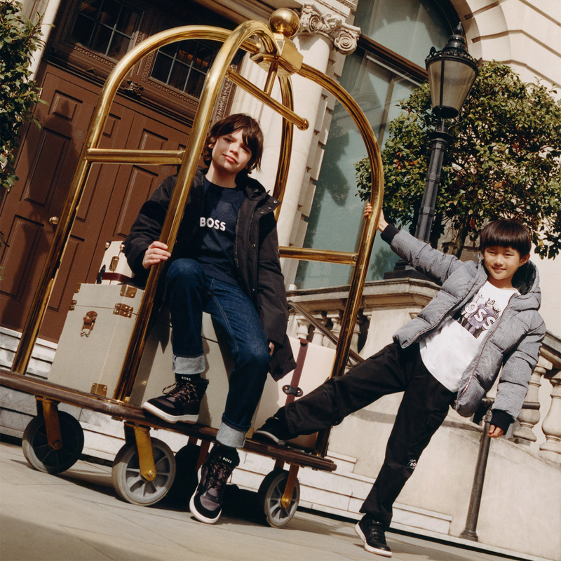 Faux-Shearling Lined Sneakers BOSS 
                        BOY