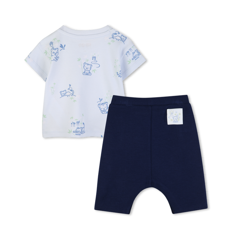 T-SHIRT AND TROUSERS SET KENZO KIDS 
                        BOY