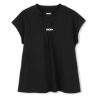 Loose-cut cotton T-shirt DKNY 
                    GIRL