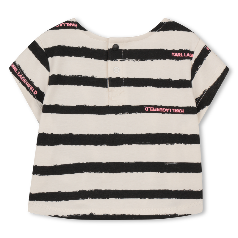 T-SHIRT AND SKIRT SET KARL LAGERFELD KIDS 
                        GIRL