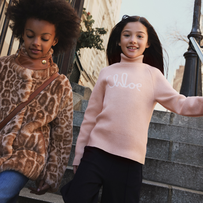 Knit turtleneck sweater CHLOE 
                        GIRL