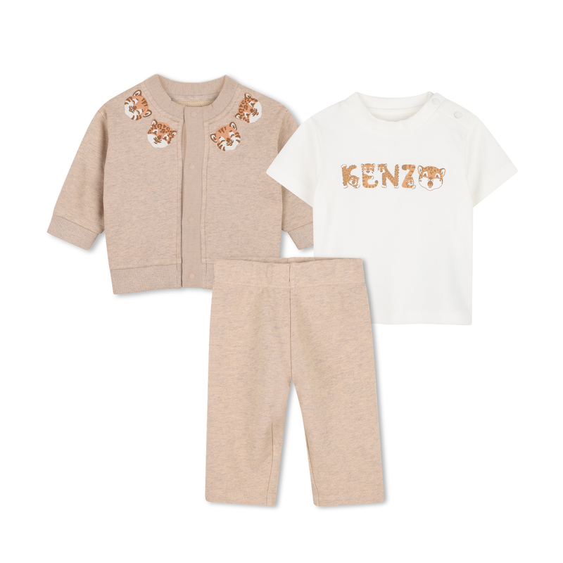 Pants, cardigan, and t-shirt set KENZO KIDS 
                        BOY