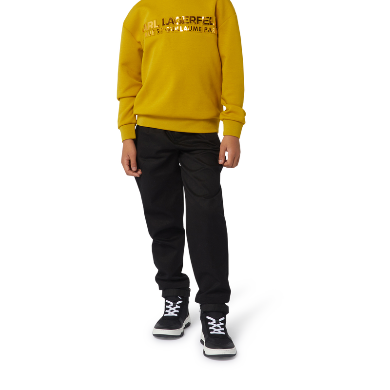 Pleated trousers KARL LAGERFELD KIDS 
                        BOY