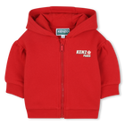 Fleece jogging cardigan KENZO KIDS 
                    GIRL
