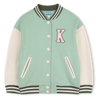 Jogging sweatshirt with zip closure KENZO KIDS 
                    GIRL