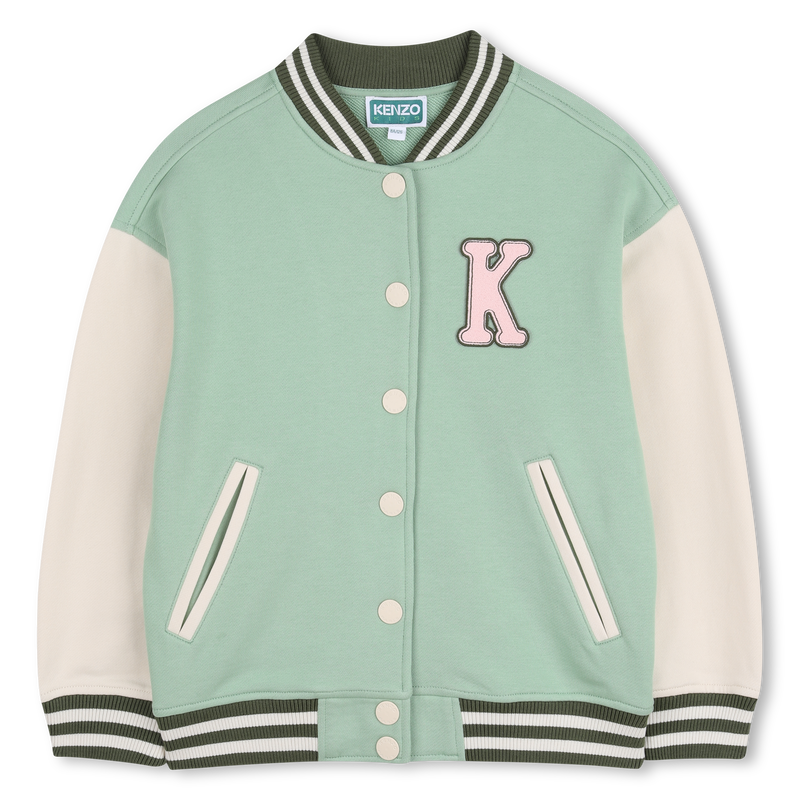 JOGGING SWEATSHIRT WITH ZIP CLOSURE KENZO KIDS 
                        GIRL