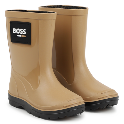 Bi-textured rain boots BOSS BOY
