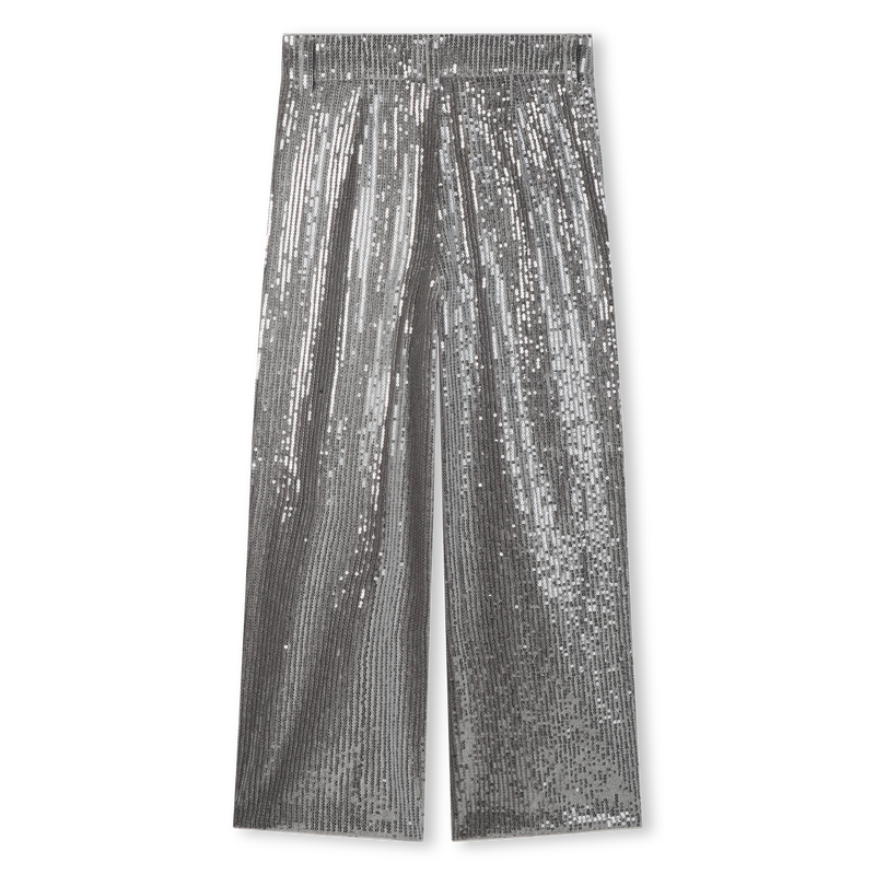 Pants embellished with silver sequins DKNY 
                        GIRL