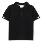 Short sleeve polo, BLACK, hi-res
