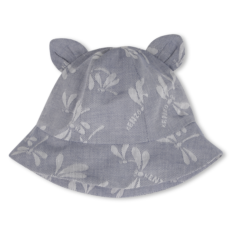 T-SHIRT, BUCKET HAT AND BIB SET KENZO KIDS 
                        GIRL
