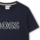 Short-sleeved cotton T-shirt BOSS 
                    BOY