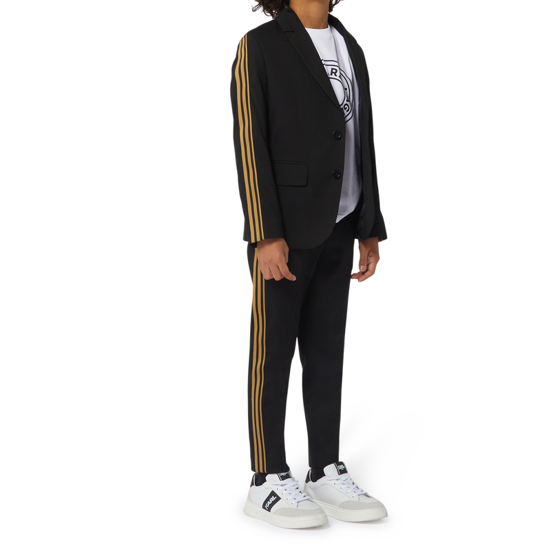 Formal jacket with stripes KARL LAGERFELD KIDS 
                        BOY