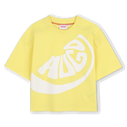 Short-sleeved t-shirt, LEMON, hi-res