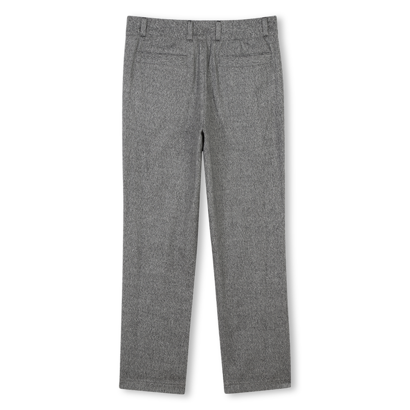 Pleated cotton trousers BOSS 
                        GIRL