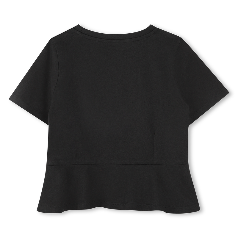 Short-sleeved cotton T-shirt MICHAEL KORS 
                        GIRL