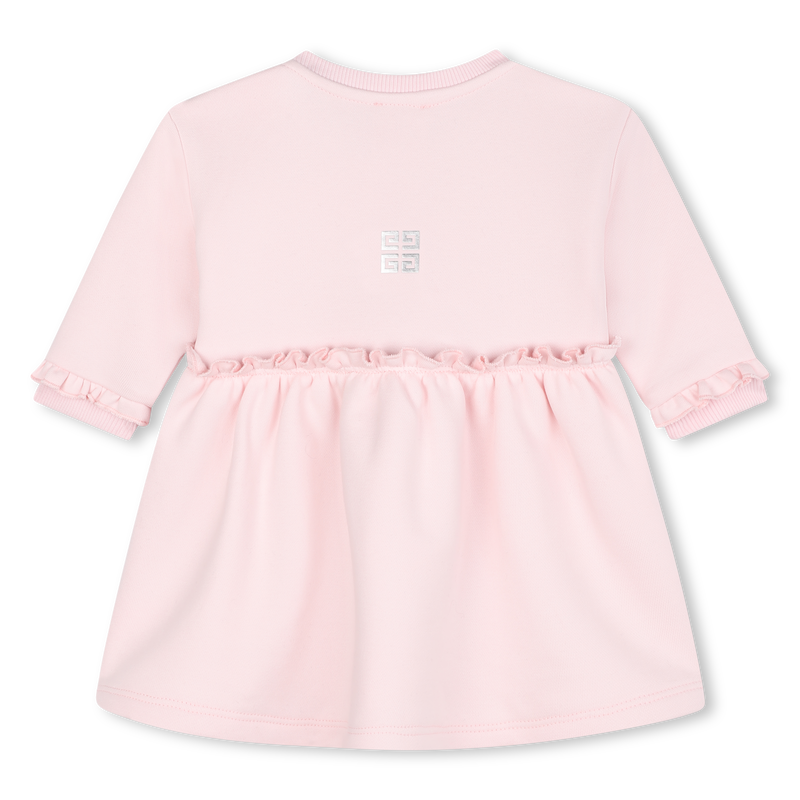 Ruffled Fleece Dress GIVENCHY 
                        GIRL