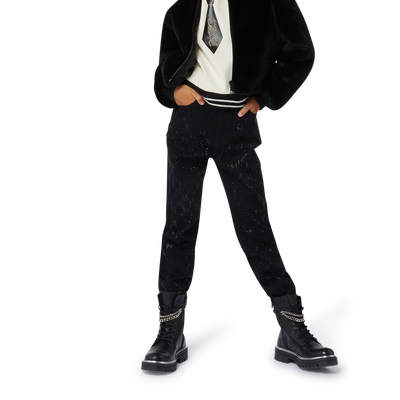 Top with illusion tie KARL LAGERFELD KIDS GIRL