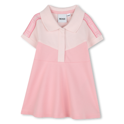Polo-neck dress with panels BOSS GIRL
