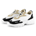 Bi-material lace-up trainers HUGO 
                    BOY