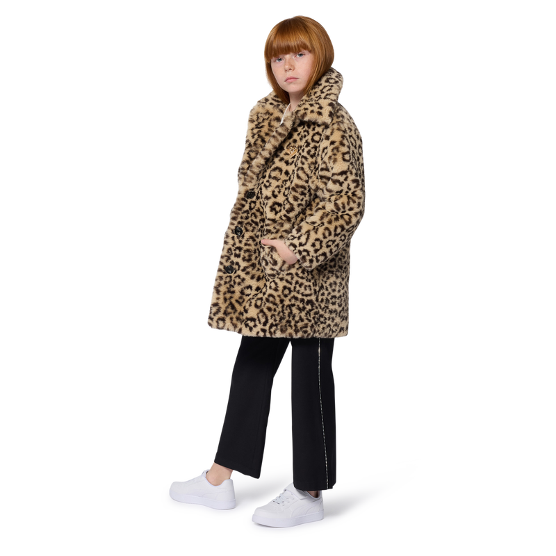 Long fleece coat SONIA RYKIEL 
                        GIRL