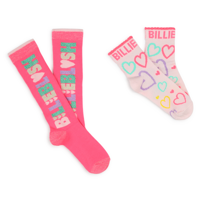Metallic motif socks BILLIEBLUSH GIRL