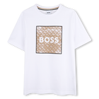 Short-sleeved T-shirt, WHITE, hi-res