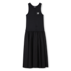 Cotton tank dress, BLACK, hi-res