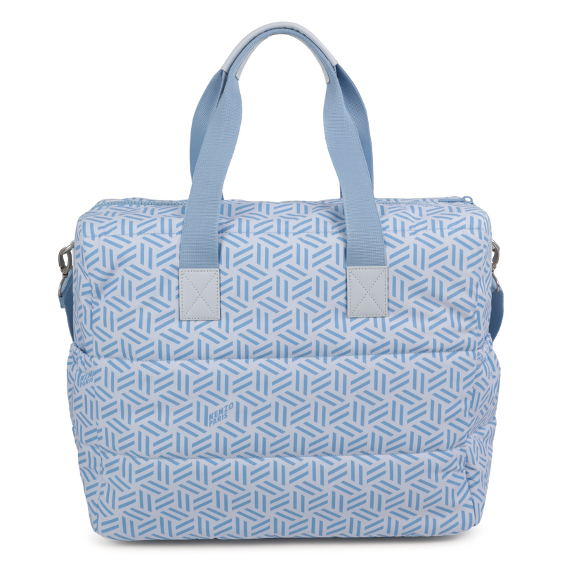 Quilted diaper bag in printed poplin KENZO KIDS 
                        UNISEX