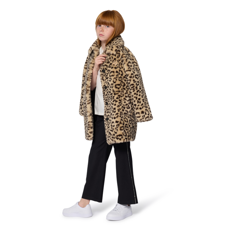 Long fleece coat SONIA RYKIEL 
                        GIRL